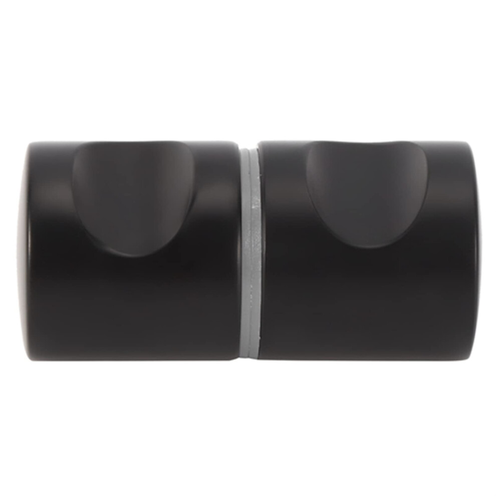 Matte Black Aluminum Glass Door Handle With Ergonomic Rounded Grip, Easy Installation For Frameless Shower And Sliding Doors 9771547814726
