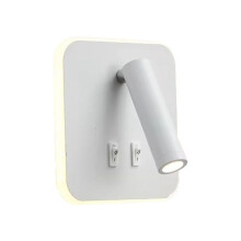 LED Wall Mounted Reading Light with  and USB Port Rotatable Bedside Wall Lamp Wall Sconce Spotlight for Bedroom