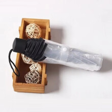 Online Celebrity Thickened Fashion Transparent Umbrella. Manual Portable Folding Umbrella Household Essential Umbrella