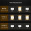 LED Intelligent Sensor Night Light USB Charging Motion Sensor Wall Light for Bedroom Corridor Cabinet Lighting,B 1