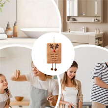 Kitchen Towel Bathroom Towel Absorbent Cute Dry Towel Holiday Cartoon Wipe Towel Kitchen Dress