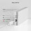 LED Intelligent Sensor Night Light USB Charging Motion Sensor Wall Light for Bedroom Corridor Cabinet Lighting,A 5