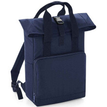(One Size, Navy Dusk) Bagbase Unisex Adult Roll Top Twin Handle Backpack