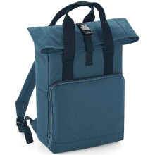 (One Size, Airforce Blue) Bagbase Unisex Adult Roll Top Twin Handle Backpack