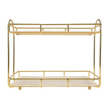 Leichter Luxus Arbeitsplatten Schminke Organisator Hautpflege Produkte ParfüM Organisator für Kosmetik Badezimmer Aufbewahrungs Regal C