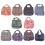 Grocery Bags Reusable Foldable 10 Pack Shopping Tote 50LBS Extra Large Ripstop Pattern Machine Washable Storage 1