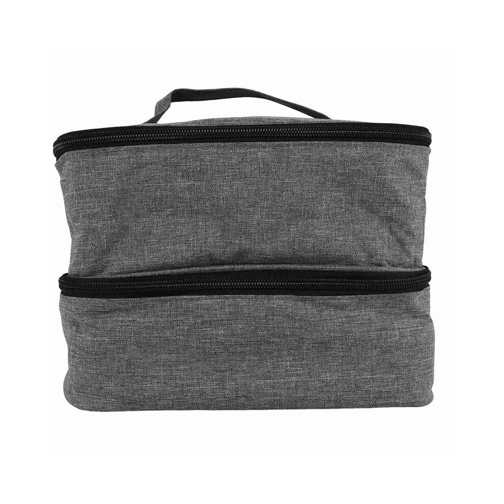 Semoic Nail Polish Storage Bag Nylon Portable Large Handbag Organizer For Cosmetic