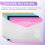 12Pack A4 Plastic File Folder,Expandable A4 Expandable Punched Pockets for A4 Folders,with Snap Closure and Label Pocket 2