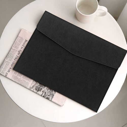 A4 Pu Leather Document Cases,A4 Snap Button Document Folder,Business Pu Leather A4 Pocket,Document Organizer 1Pcs 2
