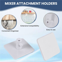 Stand Mixer Attachment Holders 4 Pack Storage Organizer , Kitchen Mixer Accessories for Store Whisks, with Screws