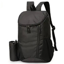 Mochila PortáTil para Acampar Al Aire Libre, Mochila de Senderismo, Mochila Ligera una Prueba de Agua para Viajes - Negro