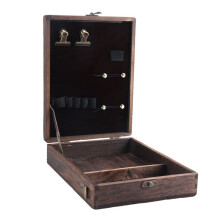 Writers Messenger Wood Box A5 Wooden Retro Trend Shoulder Bag Outdoor Briefcase Art Supplies Box Home Decor Art Handbags