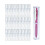 25Pcs Clear Acrylic Pencil Case, Reusable Pen Gift Box Empty Plastic Pen Storage Container Pencil Packaging Box Set 1