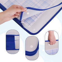 4Pcs Scrapbook Paper Storage,Paper Storage Organizer Transparent Scrapbook for 12X12 Paper,Scrapbook,Photos,Crafts