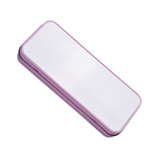 5PCS Sublimation Blank Metal Tin Pencil Box Case for Heat Press Transfer Printing for Pencils Pens Organization
