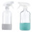 Clear Glass Spray Bottles with Silicone Sleeve, Refillable Empty Bottle for Cleaning Solutions, Water Sprayer 1
