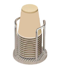 Paper Cup Dispenser Cup Holder Cup Organizer Storage Party Cup Dispenser Mouthwash Rinsing Cup Storage Holder,11.5x13cmB