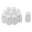 100Pcs Refillable Bottles 15Ml Plastic PET Clear Empty Seal Bottles Container with Screw Cap 1