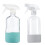 Clear Glass Spray Bottles with Silicone Sleeve, Refillable Empty Bottle for Cleaning Solutions, Water Sprayer 2