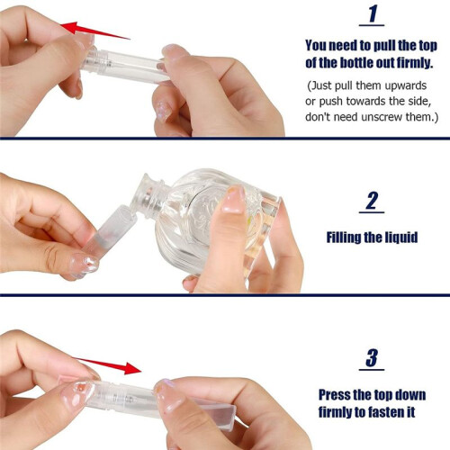 120Pcs 5ML Spray Bottle Small Cosmetic Packing Atomizer Perfume Bottles Atomizing Spray Liquid Container for Travel 1