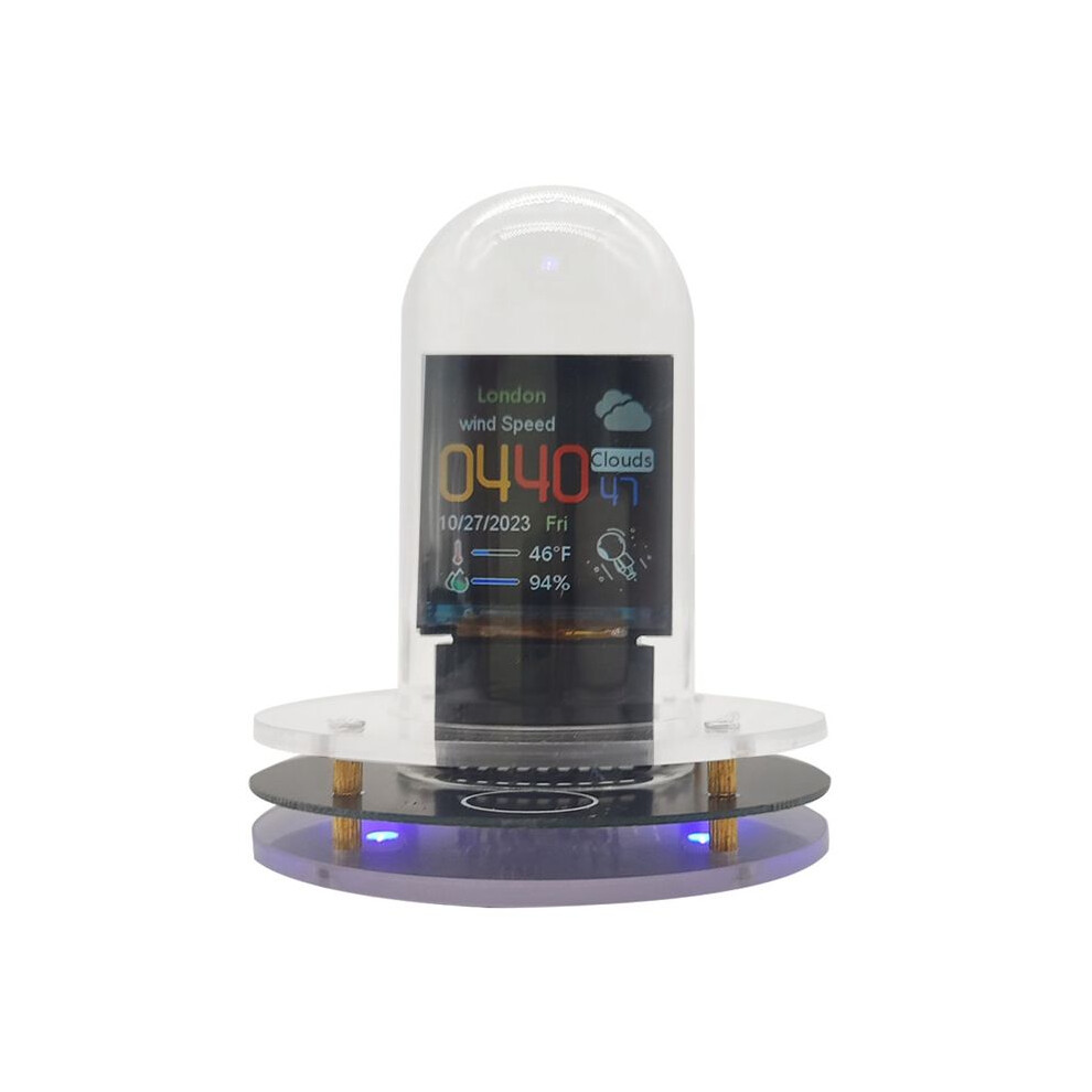 Rgb Nixie Tube Clock Wifi Networked Led -Emitting Ips Color Screen Diy Analog Digital Tube Night Light 6132829014792