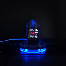 RGB Nixie Tube Clock WIFI Networked LED Light-Emitting IPS Color Screen DIY Analog Digital Tube Night Light
