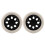 2 Pcs Noir blanc Hot Design Roue chariot a bagages  Roues 1