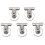 5pcs 3cm Magnetic Clip Magnet Refrigerator Wall Memo Note Message Holder Silver 1