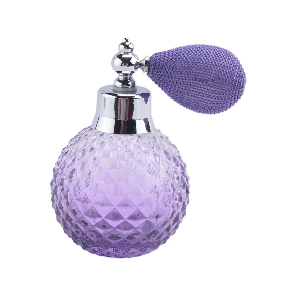 Typecat 110Ml Vintage Crystal Spray Perfume Bottle White Short Atomizer Refillable Glass