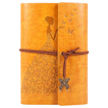 Refillable Notebook Journals,A6 Leather Bound Travel Diary Art Drawing Sketchbook Journals to Write in for Women/Valentine's Day,Teens Girls and Boys
