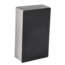 100 St Svarta Aluminiumlegeringskortgravering Metall Business Access Visitkort Blank 0,22 Mm Tjocklek