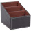 1pcs Leather Remote control CD organizer phone desktop Storage Box(Brown) 2