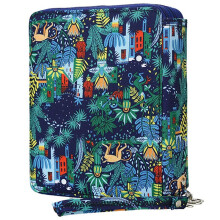 120 Slots Bunt Stift Etui Oxford Stoff Stift Etui mit FäChern Stift Halter für Aquarell Stifte (Affe)