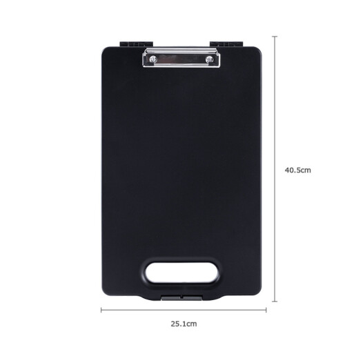 A4 Plastic Storage Clipboard File Box Case Document File Folders Clipboard Portable Clipboard Storage Case 2