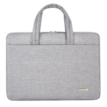 MaletíN para Ordenador PortáTil MaletíN para Mujer Bolsos para Hombre Estuche PortáTil para Ordenador de 15,6 Pulgadas Bolso Gris