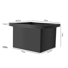 Máquina de Café Que Absorbe los Golpes Beat Box Antideslizante Molinillo de Café Papelera con Barra de Golpe para Barista