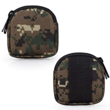 Small Outdoor Pouch,Purse Organizer Army Molle Gear(Waterproof)(Dual Layer Pockets) Nylon EDC Utility Gadget Outdoor Waist Bag Cover for