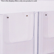 Letter Holder Mail Organizer Wall Mount Hook Acrylic Home Office Decoration