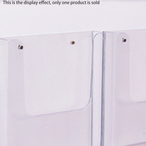 Letter Holder Mail Organizer Wall Mount Hook Acrylic Home Office Decoration
