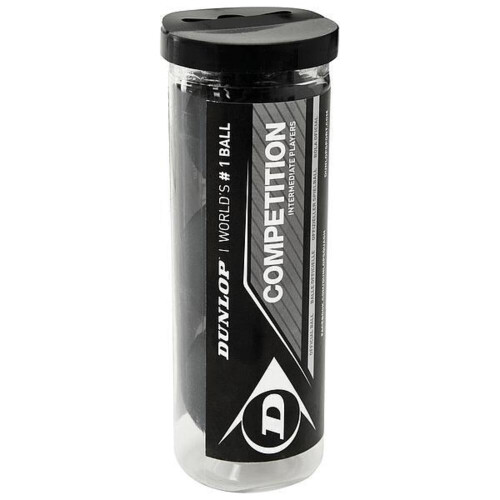 Dunlop Dunlop Competition Squash Balls (Pack of 3) 2