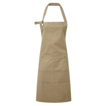 (One Size, Khaki) Premier Calibre Heavy Canvas Pocket Apron