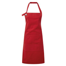 (One Size, Red) Premier Calibre Heavy Canvas Pocket Apron