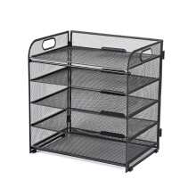 Fack Dokumenthylla Handtag Mesh Skrivbord Filhylla Desktop Metall Dokumenthylla Kontor Dokumenthylla Hem Dokumenthylla