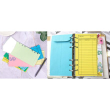 24 Budget Umschläge, Karten Geld Umschlag System, Geld Sparen, Verschiedene Farben, Vertikales Layout und Perforation