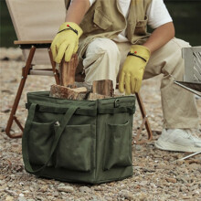 Multi-Functional Outdoor Portable Storage Box Camping Storage Tool Bag Outdoor Camping Handbag Picnic Firewood Bag
