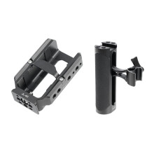 JLwin Cage dla Pocket 3 Adapter Rozszerzający Akcesoria dla Osmo Pocket 3 Aluminiowa Klatka Ochronna Metalowy Uchwyt Adapter Mocowanie
