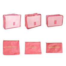 6pcs Travel Storage Bags Suitcase Packing Set Storage Cases Portable Luggage Organizer Clothes Shoe Foldable Organizer
