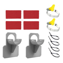 1 Set Poolrörhållare, Tillbehör Till Ovanmarkspooler, Pooltillbehör, Poolslangar för Ovanmarkspooler Grå