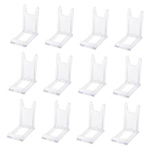 12 Photo Stands, Book Stands Transparent Adjustable Stand Plate Display Stand for Displaying Artworks Photo Frame Stand