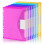 10 Pack File Folders, 11 Ring Plastic Envelopes, Clear Folder for Documents with Label, 3 Ring Binder Pocket Organizer 1